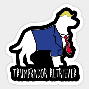 Trumprador Retriever - Donald Trump Sticker